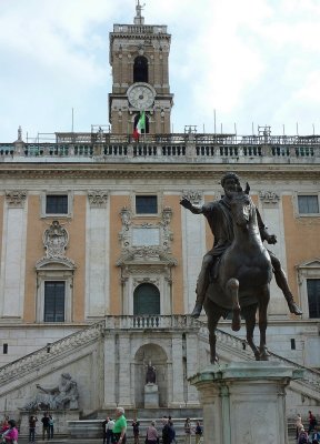 Marcus Aurelius in the Piazza del Campidoglio, Rome