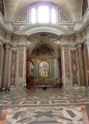 Santa Maria degli Angeli built inside the Baths of Diocletian, Rome