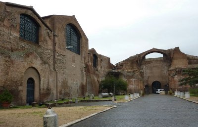 Small part of the Baths of Diocletian, Rome