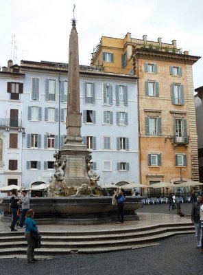 Fountain adjacent to the Pantheon, Rome