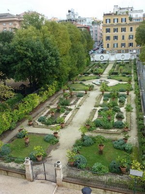 Gardens adjacent to the Borghese Gallery, Rome