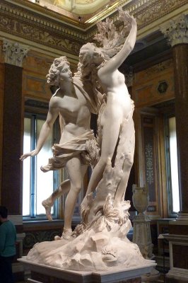 Bernini's Apollo and Daphne, Borghese Gallery, Rome