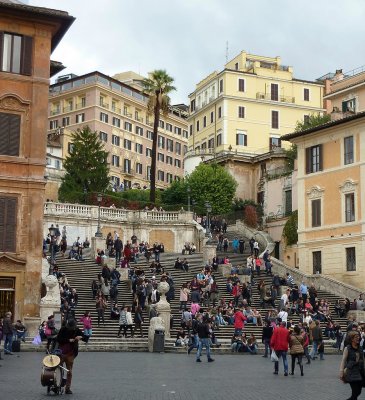 Spanish Steps from Piazza di Spagna, Rome