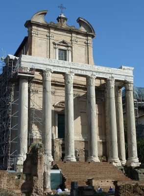 Temple of Antoninus and Faustina, Ancient Rome