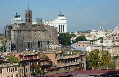 Looking towards the Capitoline Hill from the Palatine, Ancient Rome