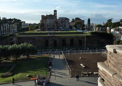 Temple of Venus and Rome from the Colosseum, Ancient Rome