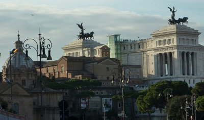 Vittorio Emanuele Monument from the Via di Fori Imperiali, Rome