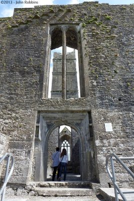 Quin Abbey Entry