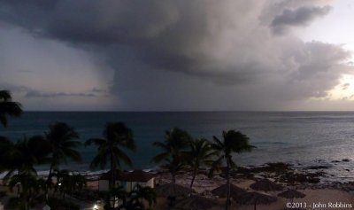 St. Maarten: Evening Storm