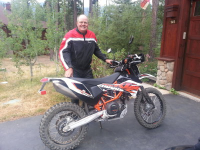 Randy and his new KTM 690