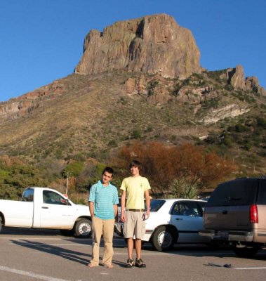 arrival at chisos basin.JPG