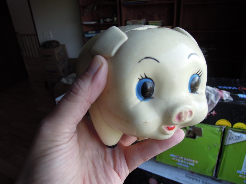 Ravinas childhood piggy bank