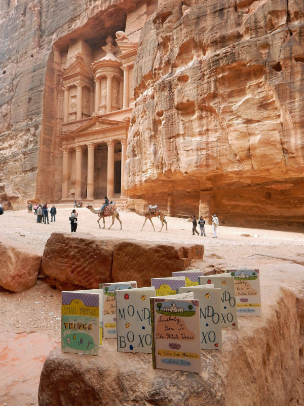 Nine Small Books carry on to Petra in November of 2015