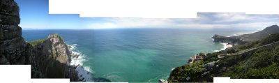 View of Cape of Good Hope from Cape Point (31 Aug 2012)