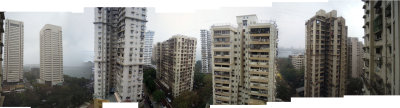 View from Cuffe Parade, Bombay (17 Feb 2014)