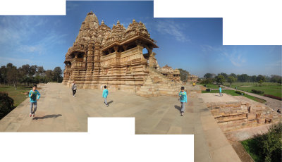 Rahil in western Khajuraho temple complex (31 Jan 2014)