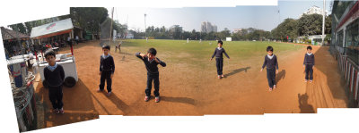 Rahil at Calcutta Cricket and Football Club (4 Jan 2014)