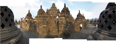 Rahil at Borobudur, Java (21 Oct 2013)