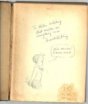 Skeezix at the Circus (1926) (inscribed with original drawing)
