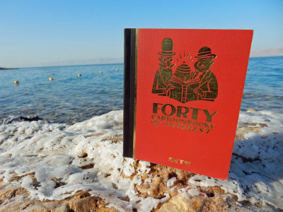 Forty Cartoon Books of Interest visits the Dead Sea