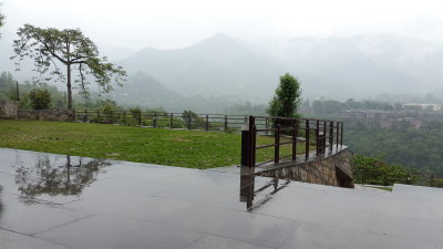 Front porch during rainy season