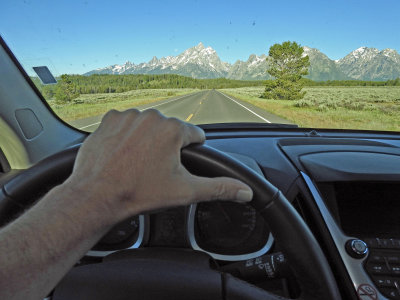 Rental car near Grand Tetons