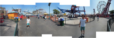 Rahil at Coney Island (25 July 2014)