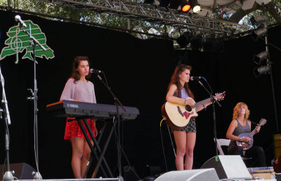 Lily and Madeleine take the main stage later Sunday morning