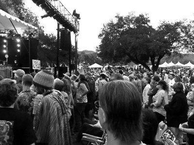 Steve Earle and the Dukes Sunday evening (well, the audience anyway...)