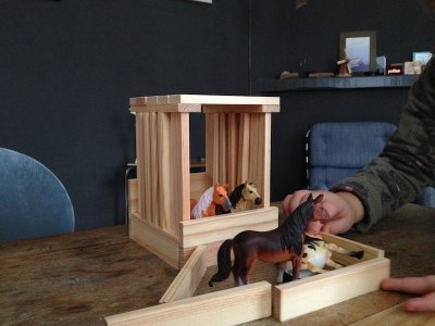 home made stable