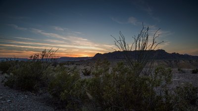 Sunset in Big Bend