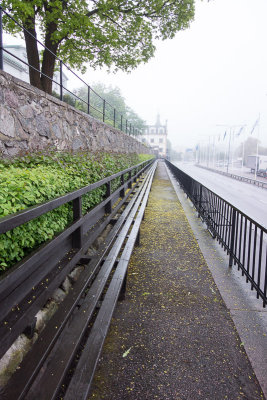 Sweden's longest park bench 72 m
