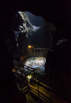 Looking down in the Big shaft