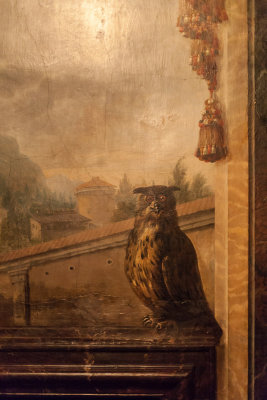 Owl in painting