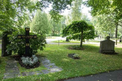 The grave of August Strindberg
