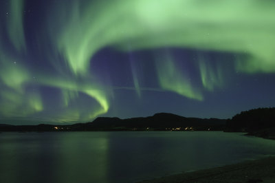 Norhern light . South- Namsenfjord