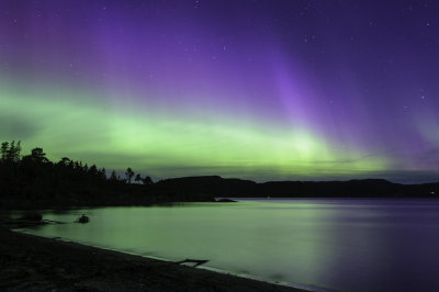 Norhern light . South- Namsenfjord