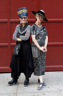 Jean & Valerie of the Idiosyncratic Fashionistas