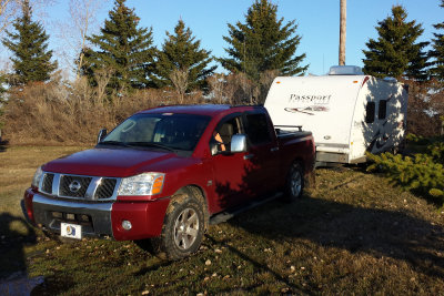 Yellowgrass, SK - our first night in Canada