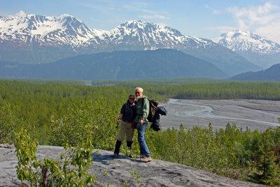 Hiking to Exit Glacier