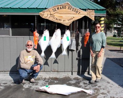Bob and Steve, just for the halibut