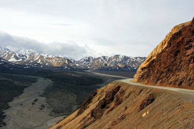 Park road at Denali