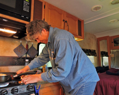 Carol in the Camper