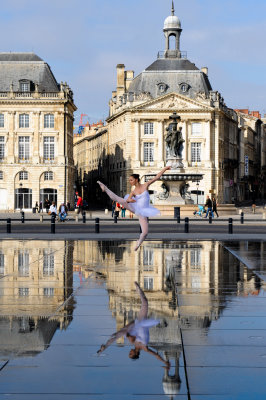 Lucky Moment:  Ballet Dancer Caught in Action