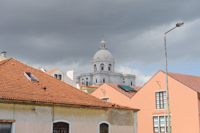Santa Engracia Church:   White building started in 1682 and finished in 1966