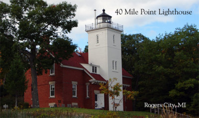 40 Mile Point Lighthouse fall