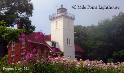 40 Mile Point Lighthouse spring