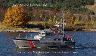 MLB47 foot Coast Guard boat Grand Haven