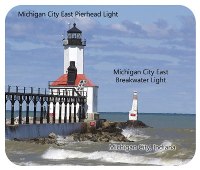 Michigan City Pier and Breakwater Lights