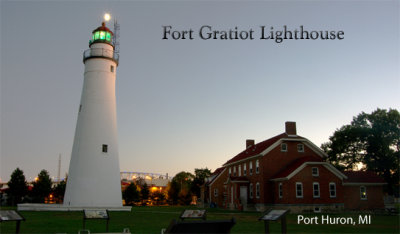 Fort Gratiot Lighthouse 2015 dusk